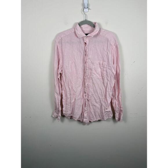 Vineyard Vines Other - Vineyard Vines Men’s Size 100% Linen Shirt Pink Long Sleeve Large